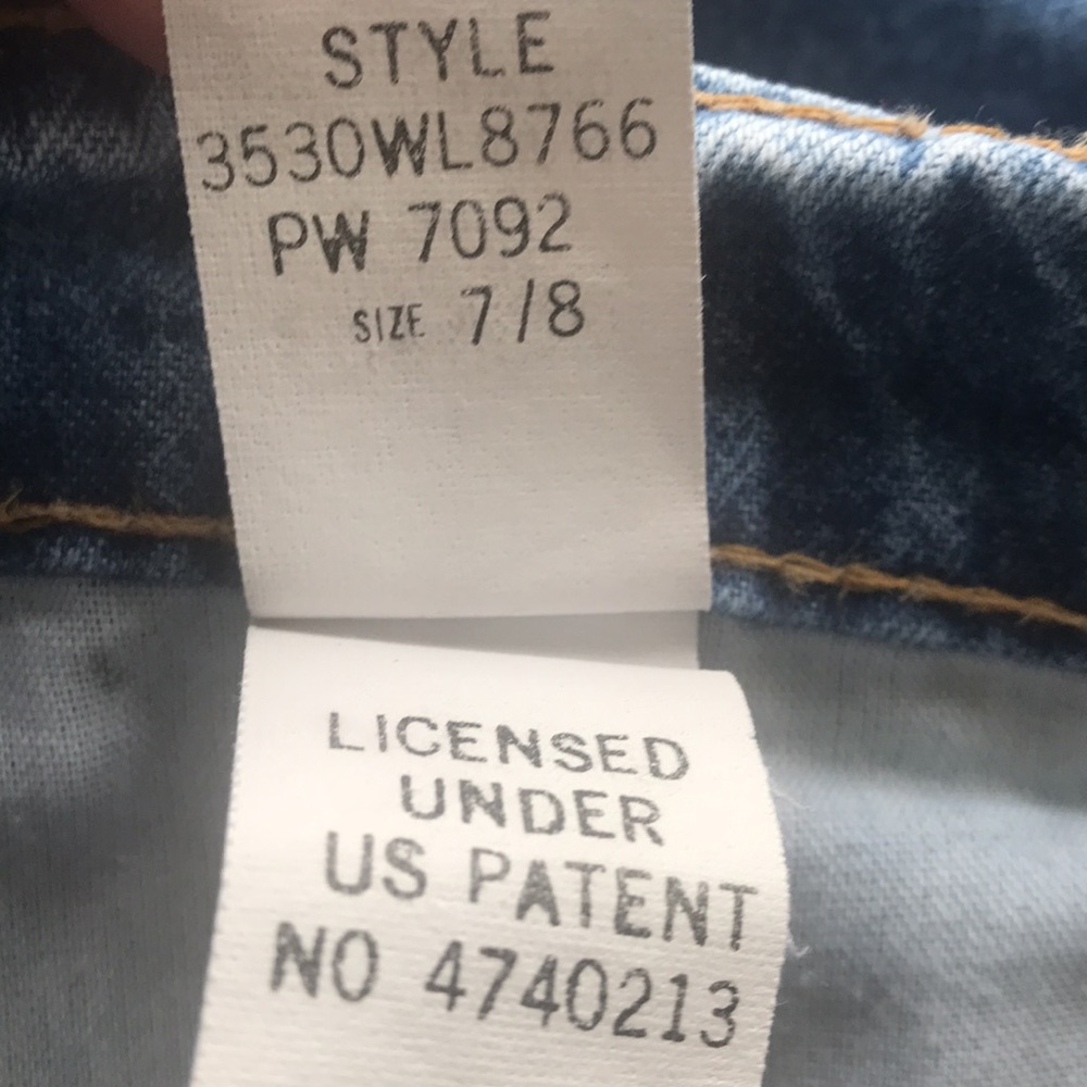 Denim Shorts Mom Shorts sz 7/8 - Picture 6 of 6